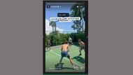 Tom Brady's Instagram story of his son Jack